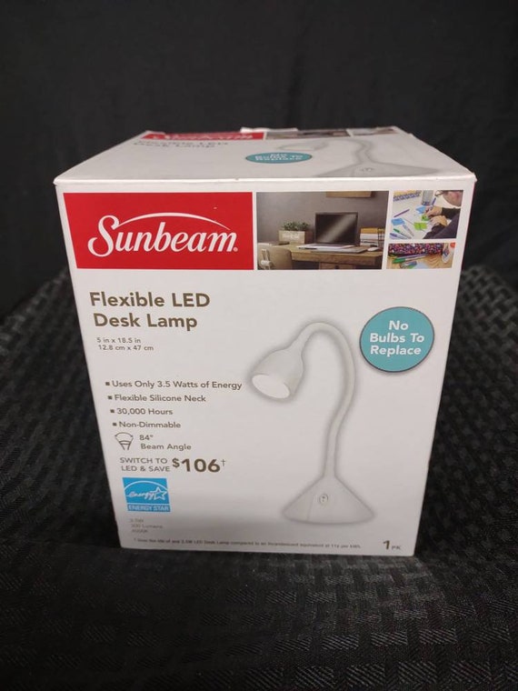 Sunbeam Flexible LED Desk Lamp New in Box Etsy