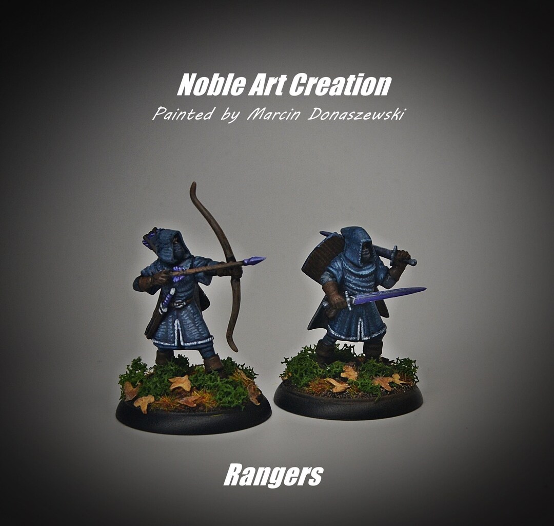 Pro Painted Elven Rangers / Pro Painted Elf Miniature / Painted Ranger ...