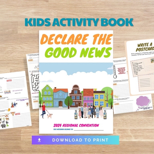 Declare Good News Kids Notebook Etsy