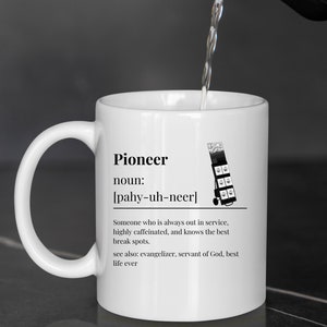 JW Pioneer Kaffeetasse, Keramiktasse, JW Pioneer Tasse, Pionier Geschenk, JW Tasse, JW Geschenke, JW Elder Geschenk, JW Service Geschenk, JW Pionier Geschenk