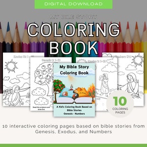 JW Kids Bible Story livre de coloriage, livre d&#39;activités de réunion JW, pages à colorier JW, livre de coloriage imprimable, livre de coloriage Bible pour enfants,