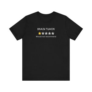 Brain Tumor Would Not Recommend Unisex Jersey Short Sleeve Tee - Brain Surgery Shirt- Brain Tumor Survivor gift