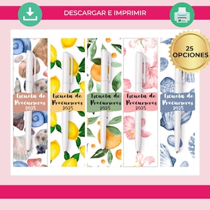 Printable Pen Holder for Spanish JW 2025 Escuela de Precursores Gift Bag for Pioneer Gift for Regular Pioneer School Bags 2025 JW Gift