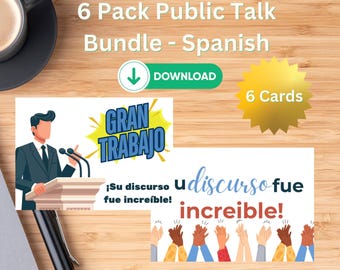 Spanish JW Thank You Card for Elders Public Talk Thank You Card JW Public Talk Speaker Thank You Card JW Public Talk Card Instant Download