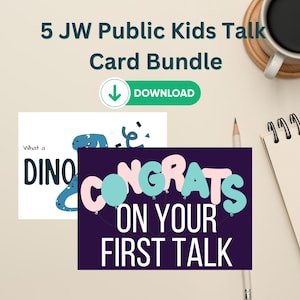 JW Kinder Dankeskarte für Gespräch Danke-Karte JW Bibel-Lesekarte JW Erstes Gespräch Sofortiger Download Jw Karte für Kinder