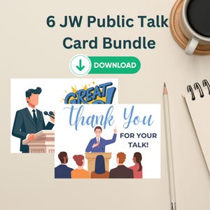 Tarjeta de agradecimiento de los Testigos de Jehová para los ancianos Tarjeta de agradecimiento de los oradores de los Testigos de Jehová Tarjeta de agradecimiento de los Testigos de Jehová para los oradores de los Testigos de Jehová Descarga instantánea de la tarjeta de los Testigos de Jehová