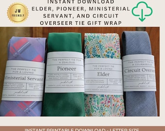 JW Geschenk zum Selbstgestalten, Krawatte Geschenk zum Selbstgestalten, DIY Krawatte Geschenk zum Jahrestag