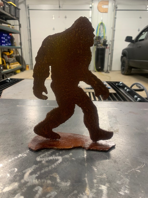 Sasquatch Metal Art Etsy