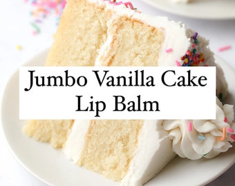 Jumbo Vanilla Cake Lip Balm