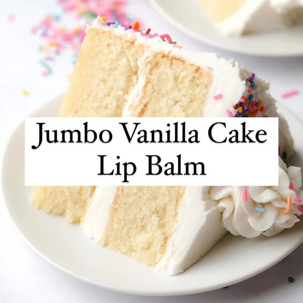 Jumbo Vanilla Cake Lip Balm
