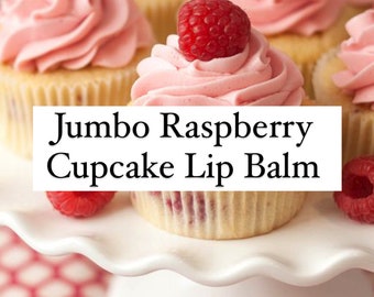 Jumbo Himbeer Cupcake Lippenbalsam