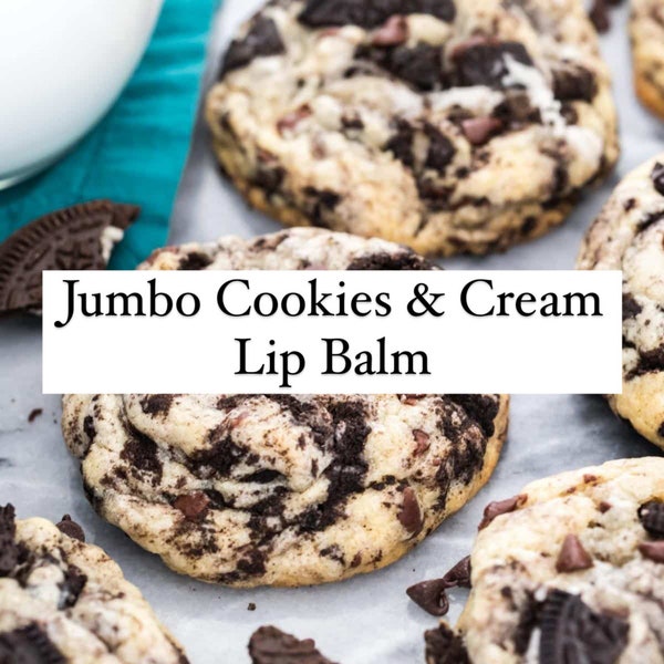 Jumbo Cookies & Cream Lip Balm