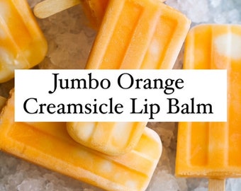 Jumbo Orange Creamsicle Lip Balm