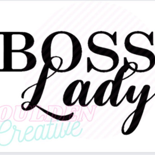 Boss Lady - PNG cricut downloadable