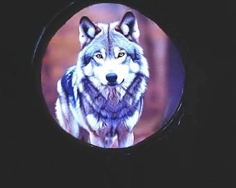 Lampa ogrodowa i zewnętrzna Wolf Art Solar zasilana energią słoneczną