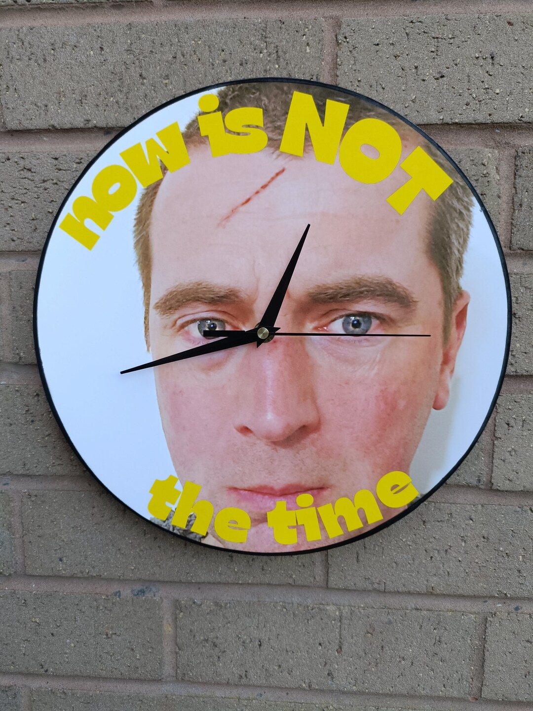 Personalised Funny Wall Clock Etsy UK