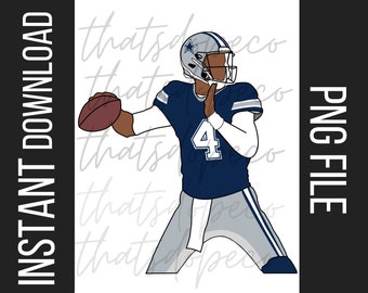 Dak Prescott Png. archivo Dallas Fútbol Vaquero