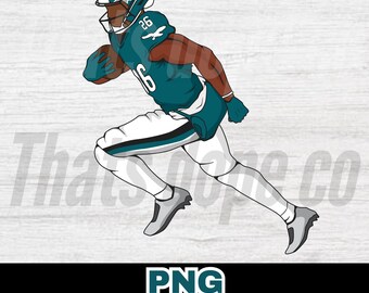 Saquon Barkley Racing PNG-Datei, Sublimation, Touchdown Feier
