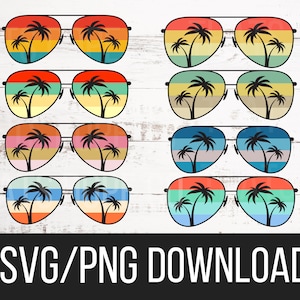 Beach Sunglasses SVG, PNG files - digital files, sublimation, direct to garment, Cricut