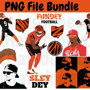 Cincy Bundle pack - png files - cincinnati - joe burrow - chase - ohio football