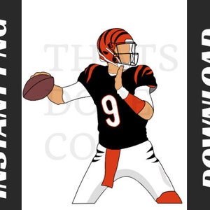 Joe Burrow PNG file, sublimation, Joe Shiesty