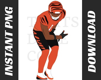 Jamarr Chase PNG file, sublimation, Griddy, Jamarr chase photo,
