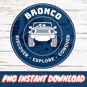 Pakiet Bronco 9 różnych kolorów, pliki PNG - pliki cyfrowe