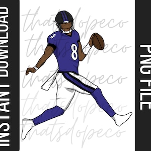 Lamar Jackson PNG File Baltimore Raven Football
