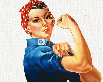 Rosie the riveter png, we can do it, Power Strong Woman PNG Clipart, Sublimation, Heat transfer, Iron on, Digital download