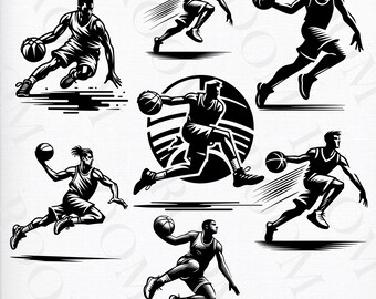 Basketball clip art PNG, Basketball Logo, Basketball Player, Ball, Love Basketball, Silhouette, Png, Basketball Monogram