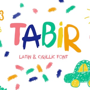 TABIR - kids style font