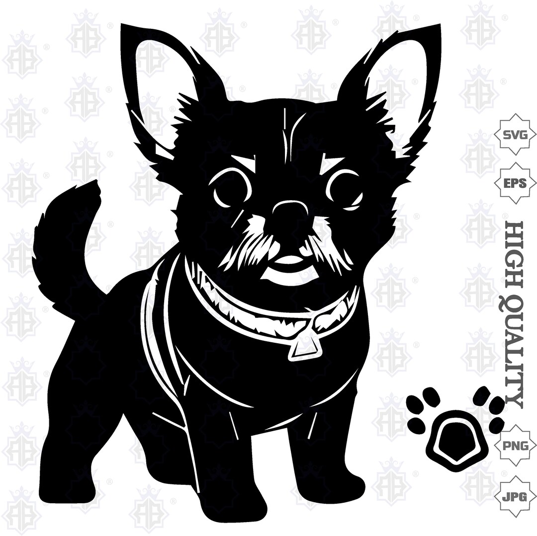 Dog SVG Files Dog Silhouette Svg Dog Breed Svg Playful Dog Svg Dog