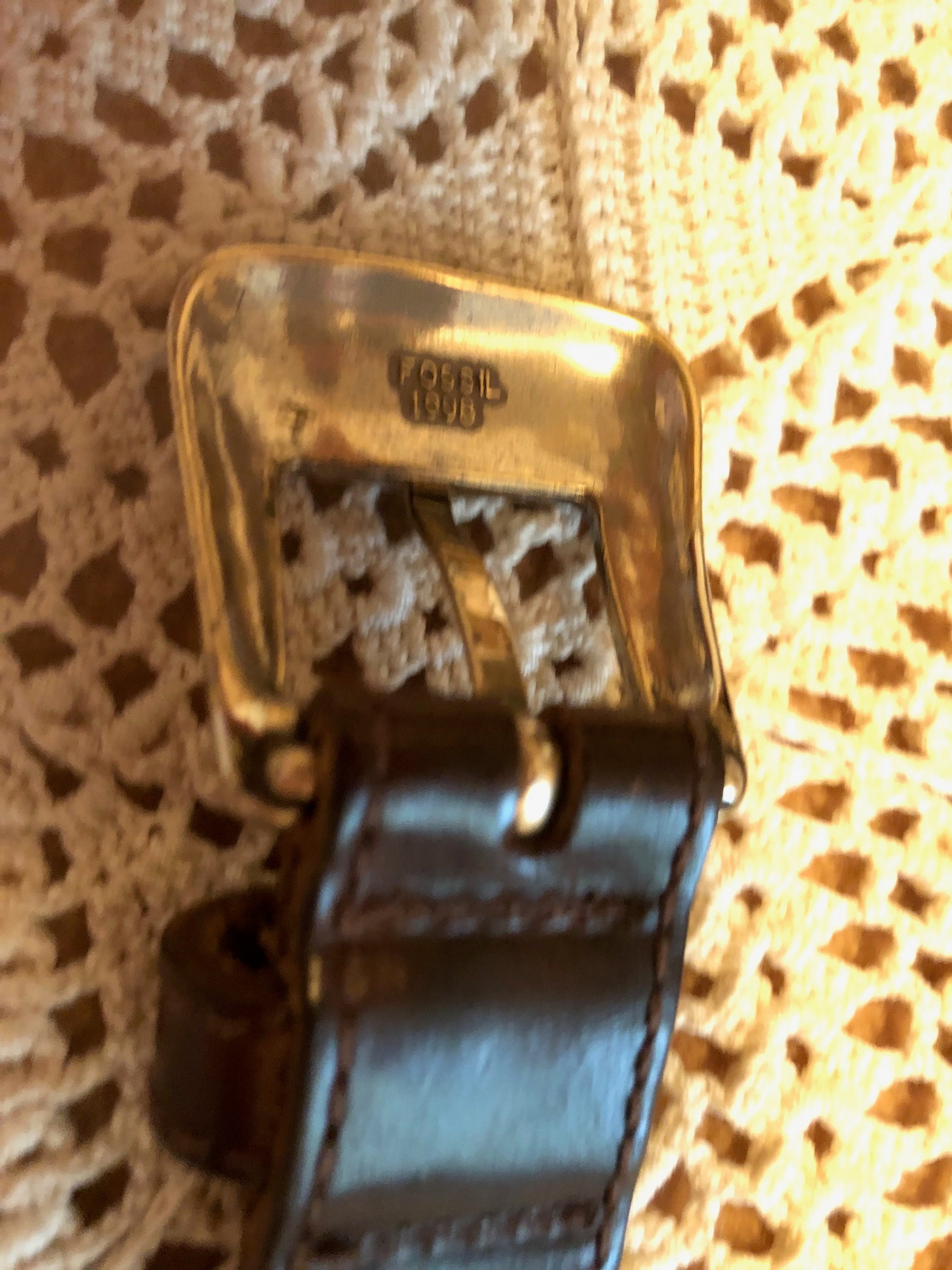Vintage FOSSIL Concho and Leather Western Belt - Etsy