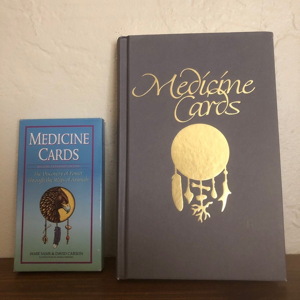 Medicine Cards Tarot 1999 Revised Expanded Edition, "The Discovery of Power Through the Ways of Animals", in never used preowned condition