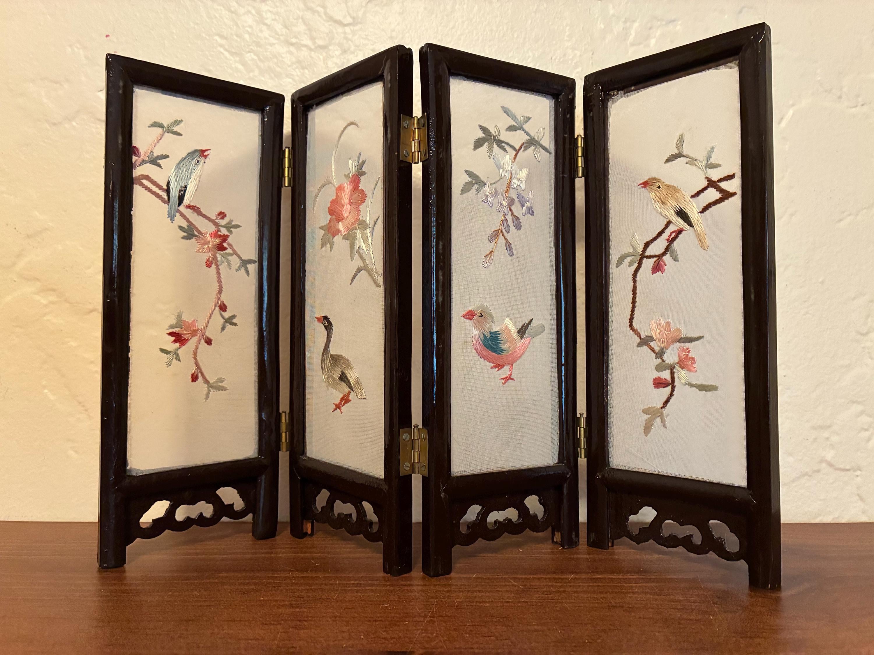 Chinese Folding Screen - Etsy
