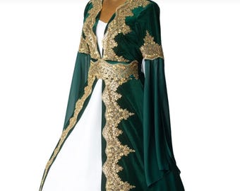 伝統的なヴィンテージトルコウェディングドレス ビンダリ トルコ民族