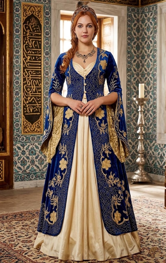 hurrem sultan blue dress What's your favourite costume(s)? : r/MagnificentCentury