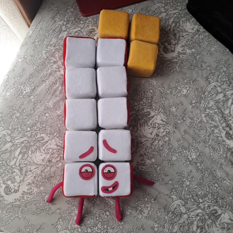 Numberblocks Plush Toy: Soft Math Learning Cubes, Set 11-15 - Etsy