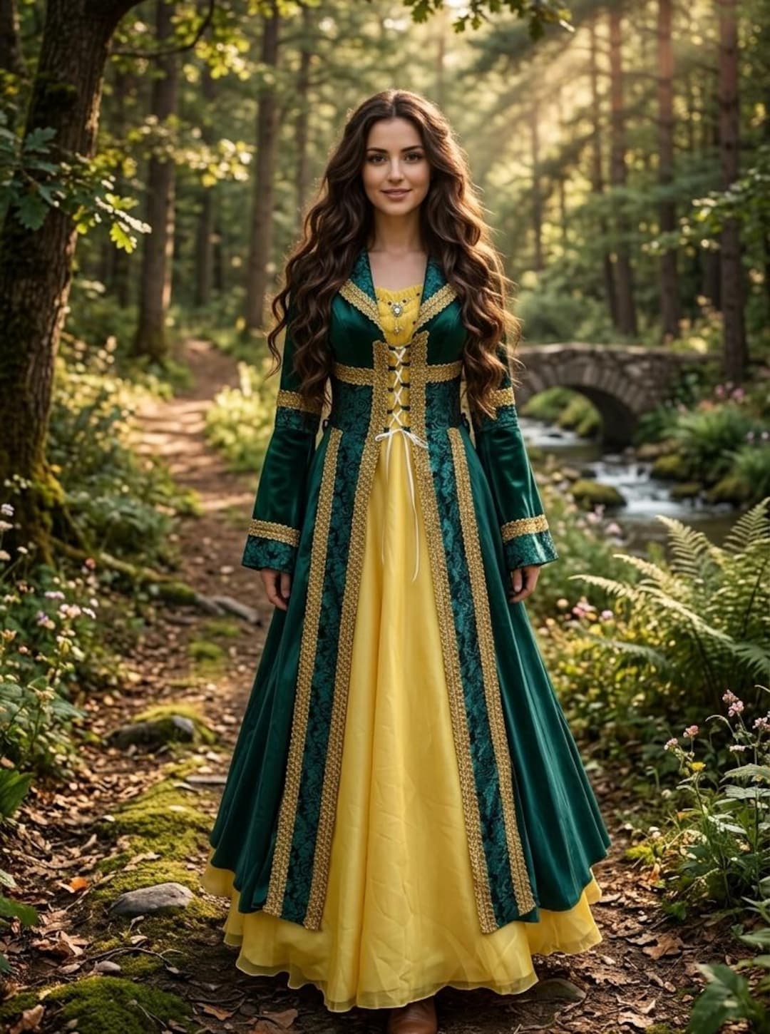unique vintage emerald & gold sequin burton caftan dress reviews Emerald – Caftanitta main image 1