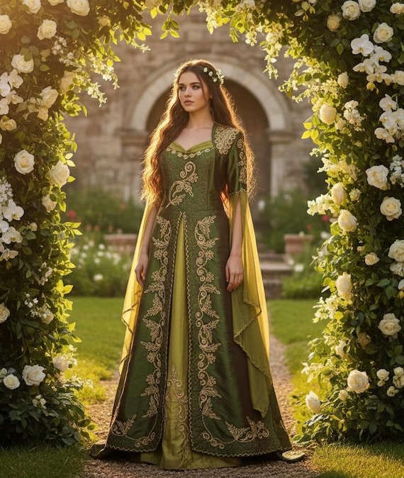 emerald green and yellow dress Amarra Short Gold-Fringe Emerald Party Dress -PromGirl Emerald/Gold / 6