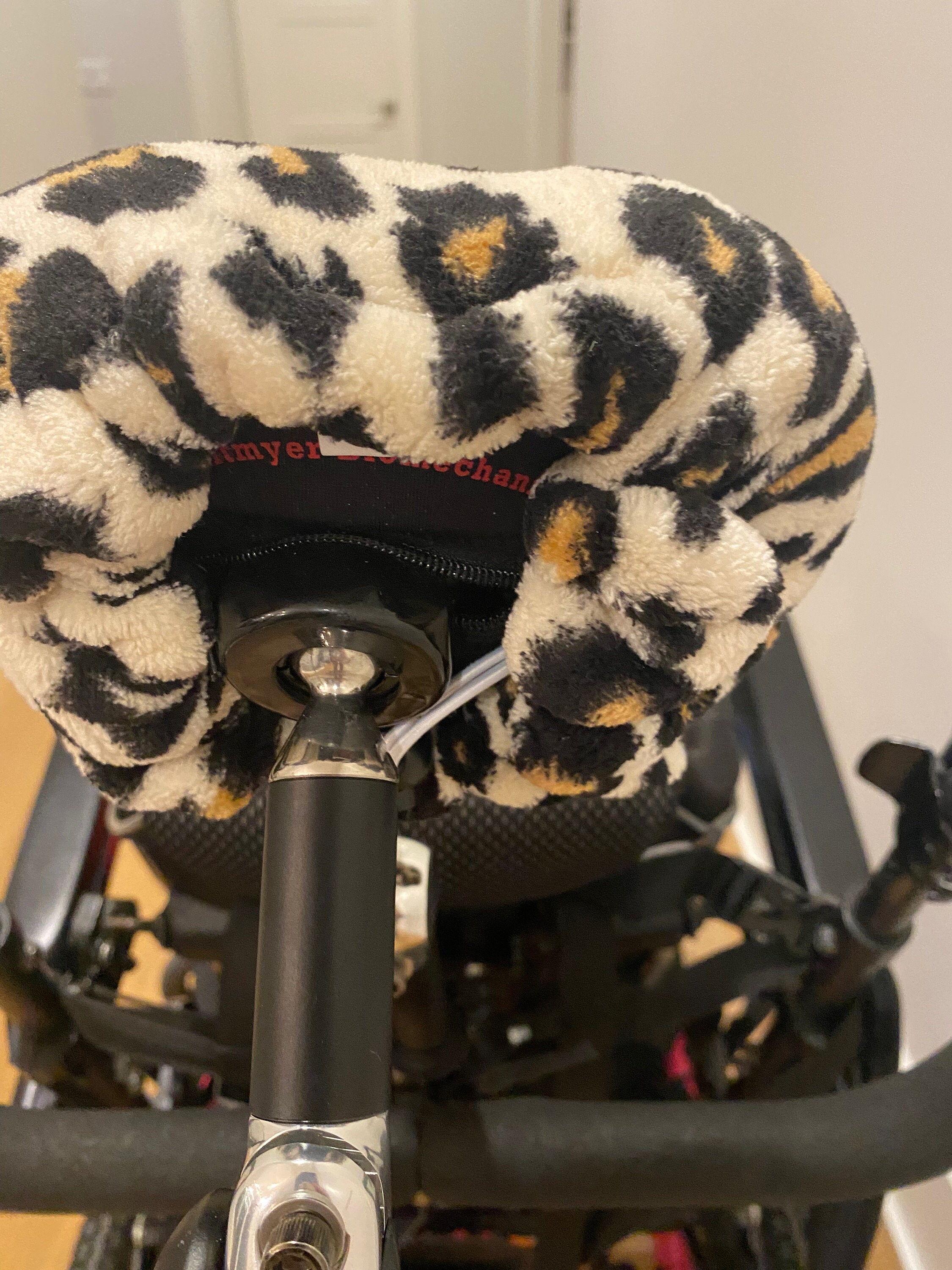 Wheelchair Headrest Cover Fluffy Cheetah Print Etsy UK