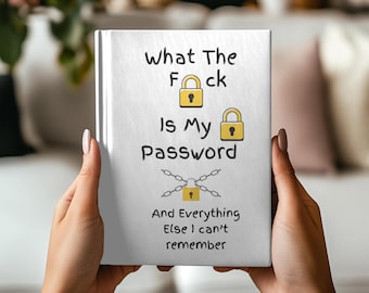 Password Keeper Journal: Fun Tech Lover Organizer