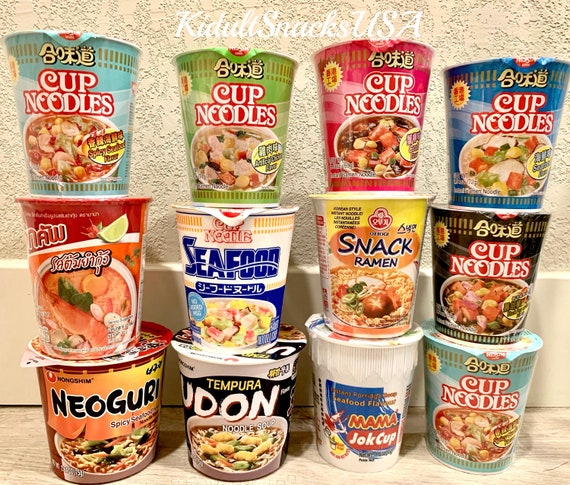 Cup Noodles/ramen Noodles/halloween/thanksgiving/christmas/japanese Ramen/korean  Noodles/asian Noodles/ramen Lovers/mystery Ramen Box 