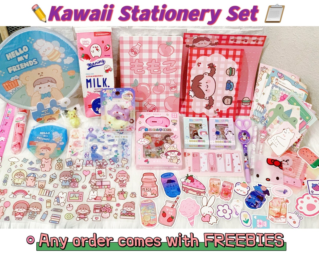85 Kawaii Stationery Set/ Graduation/childrens Day Giftj/ournaling Set/ Back to School Gift/gift
