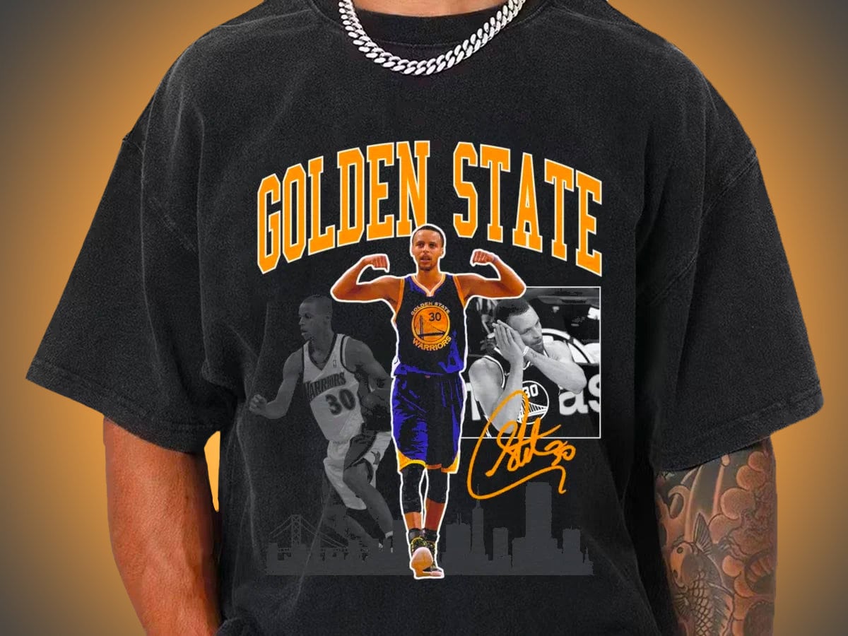 Gildan, Shirts, Vintage Stephen Curry Tshirt Stephen Curry Vintage 9s 80s  Bootleg Shirt Steph