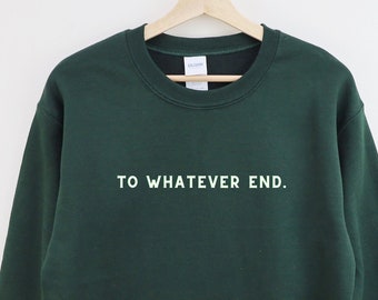 Sudadera Throne of Glass, cuello redondo hasta el final