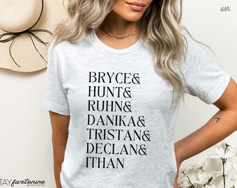 Crescent City Favorite Names Tshirt, Option 2