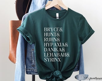 Crescent City Tshirt, Character Names