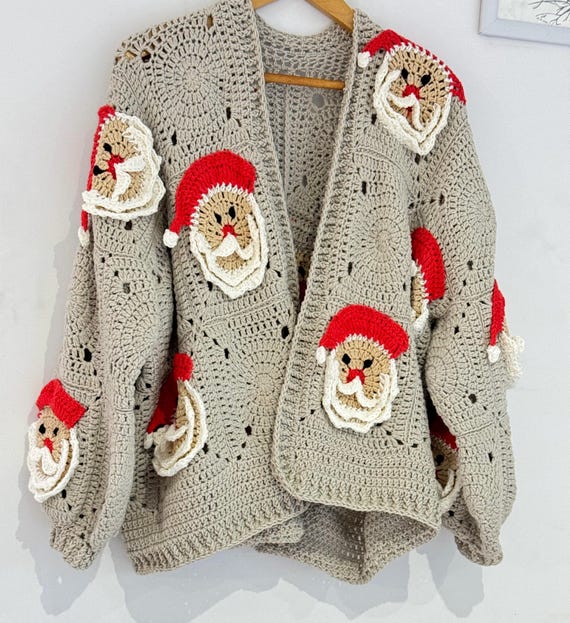 Santa cardigan discount
