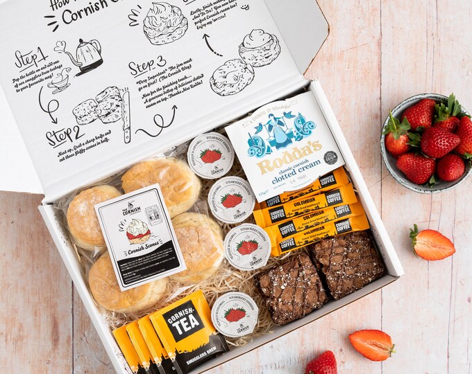 The Afternoon Tea Delight Gift Box, Birthday Gift, Food Hamper, Thank